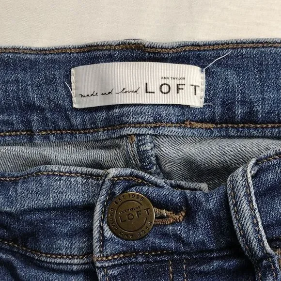 Ann Taylor Loft Denim Jeans Shorts - Picture 5 of 12